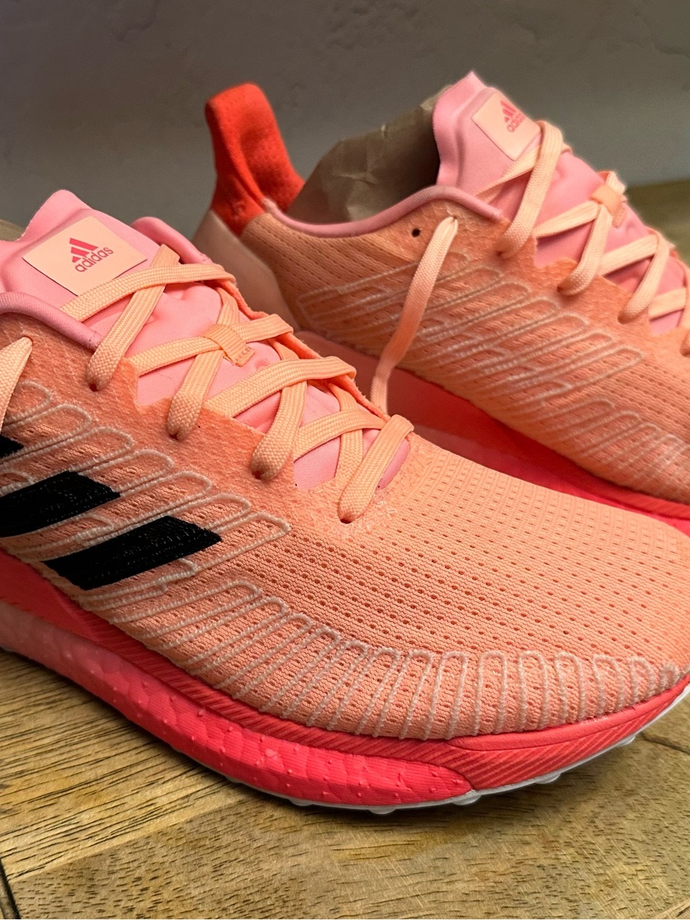 Adidas Women’s Coral/Black Athletic Running Shoes